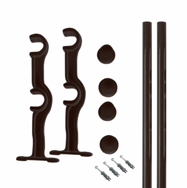 Kit Varão com Suporte Duplo Clean 19mm - Imagem 6