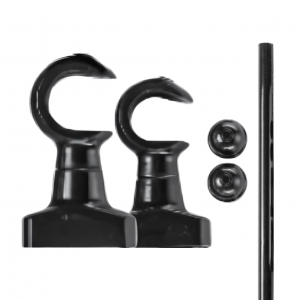 Kit Varão de Ferro com Suporte Simples Premium 28mm