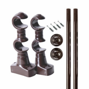 Kit Varão com Suporte Duplo Premium 19mm