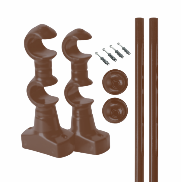Kit Varão com Suporte Duplo Premium 28mm - Imagem 5