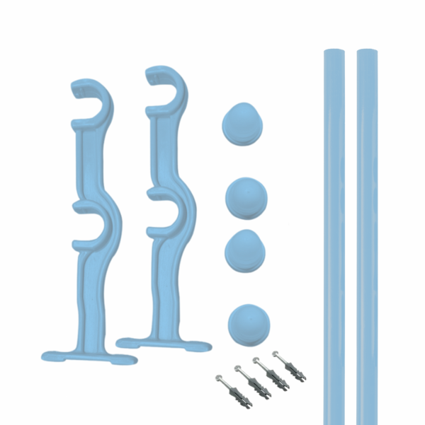 Kit Varão com Suporte Duplo Clean 19mm - Imagem 7